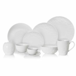 Filiżanka ze spodkiem różyczki DUKA SARA 200 ml porcelana