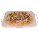 Kamień do pieczenia pizzy z podstawką DUKA PIZZA STONE 38x30 cm ceramiczny