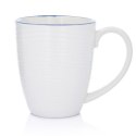 Kubek jumbo DUKA KROG 700 ml biały granatowy porcelana