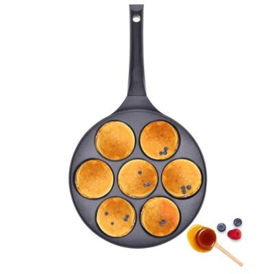 Patelnia do pancakes indukcja DUKA KRISPA 26 cm czarna aluminium