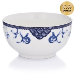 Miseczka w kwiatki DUKA FELICIA FIRANDE 650 ml biała niebieska porcelanowa