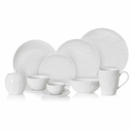 Talerz śniadaniowy różyczki DUKA SARA 21 cm porcelana