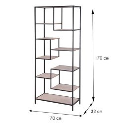 Regał metalowy 10 półek 170 cm