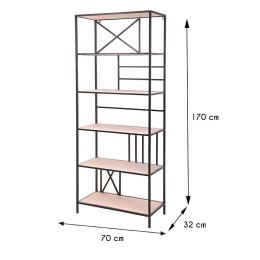 Regał metalowy 6 półek 170 cm