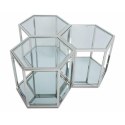 Stolik kawowy Cube Silver