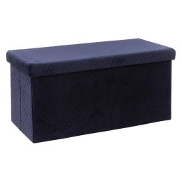 Pufa Luna Velvet Navy 76x38 cm