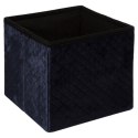 Pufa Luna Velvet Navy 31x31 cm