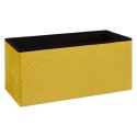 Pufa Luna Velvet Yellow 76x38 cm