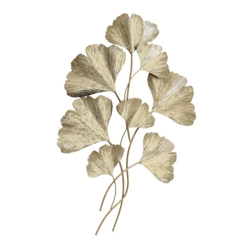 Dekoracja ścienna Ginkgo 95x61 cm złota