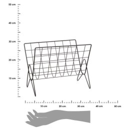 Nowoczesny druciany gazetnik
