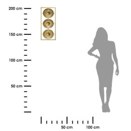 Metalowa ozdoba ścienna 25x61 cm