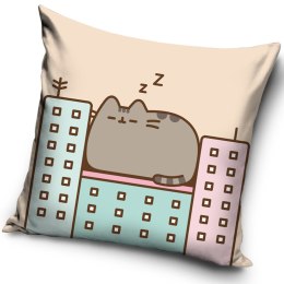 Poszewka poliester 40x40 Pusheen miasto