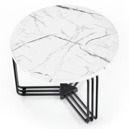 Stolik kawowy Antica White Marble 55 cm