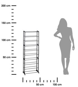 Regał na buty 10-poziomowy