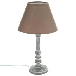 Drewniana lampka nocna Leo taupe 36 cm