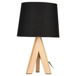 Lampka stojąca trójnóg czarna 29 cm