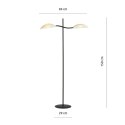 Lampa podłogowa LOTUS LP2 WHITE/GOLD