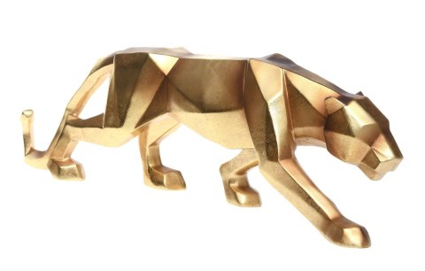 FIGURKA LEOPARD GEOMETRIC 48X11X15 CM