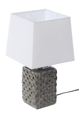 LAMPA STOŁOWA SAVILLE 18X18X38CM Z ABAŻUREM