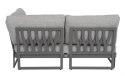 SOFA 2-OS OGRODOWA LEWA SUE GREY 172X91X71 CM